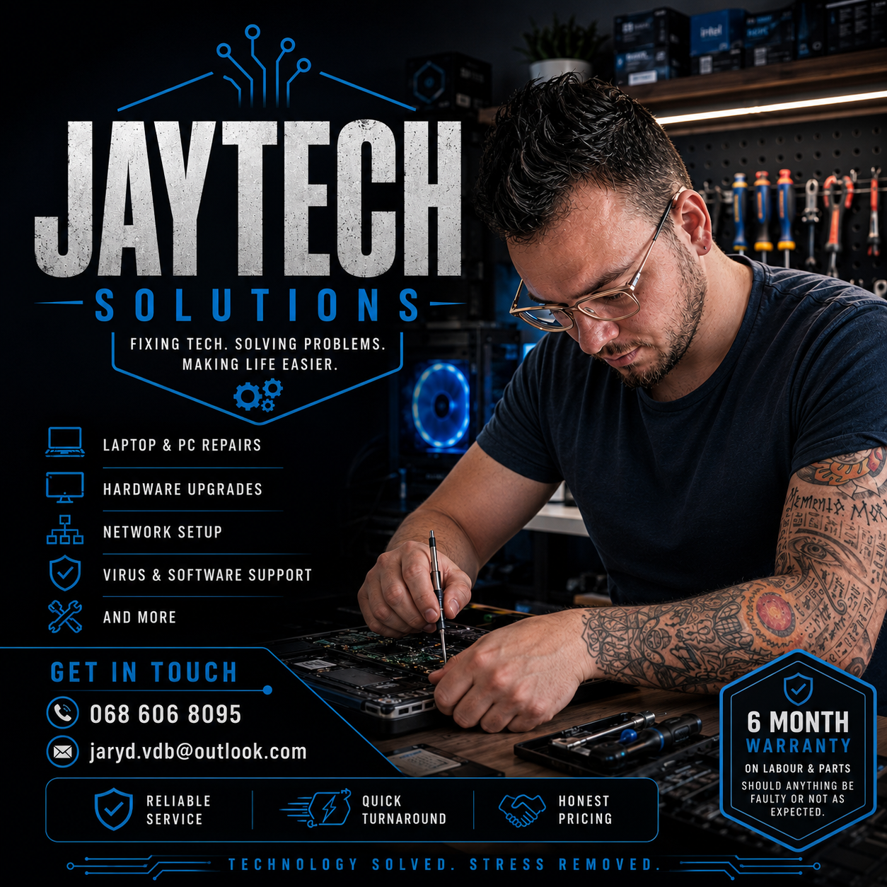 JayTech Solutions computer repair service